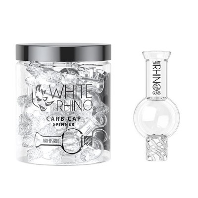 WHITE RHINO CARB CAP - SPINNER WRCC02 15CT/ PACK